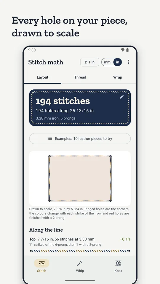 Stitch math