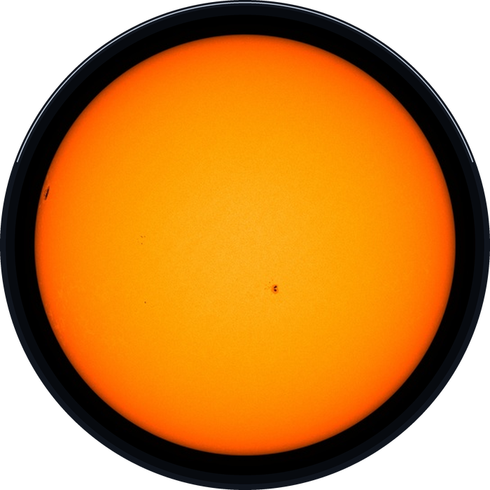 Today's real Sun from NASA SDO with visible sunspots